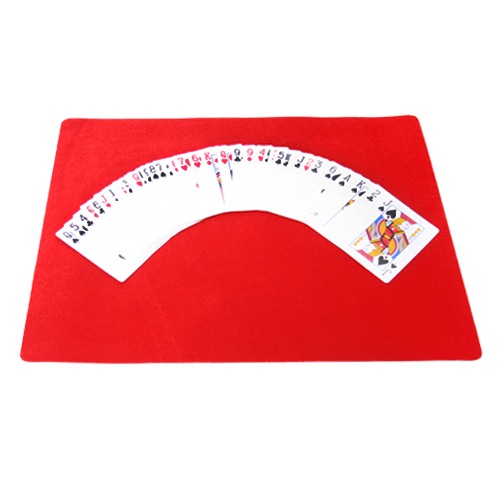 格安トランプマット 赤 40×30 ※