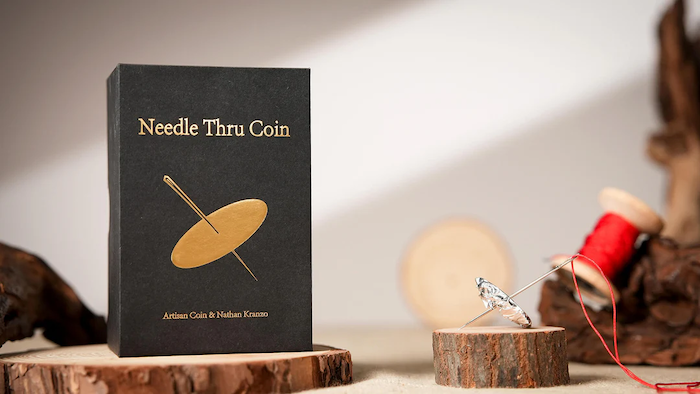 Needle Thru Coin by Artisan Coin 