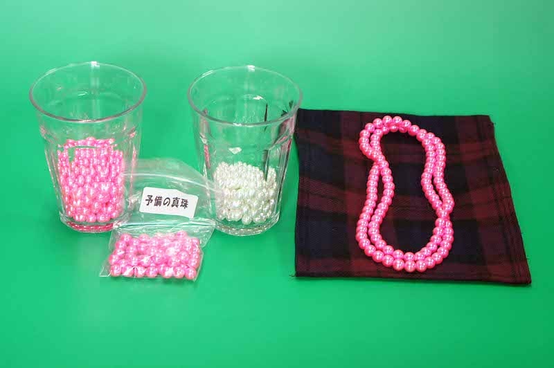 パールシェーカー&真珠の首飾り