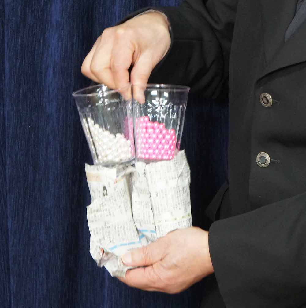 パールシェーカー&真珠の首飾り