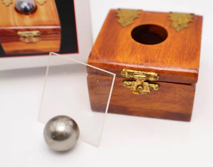 スチールボールスルーガラス