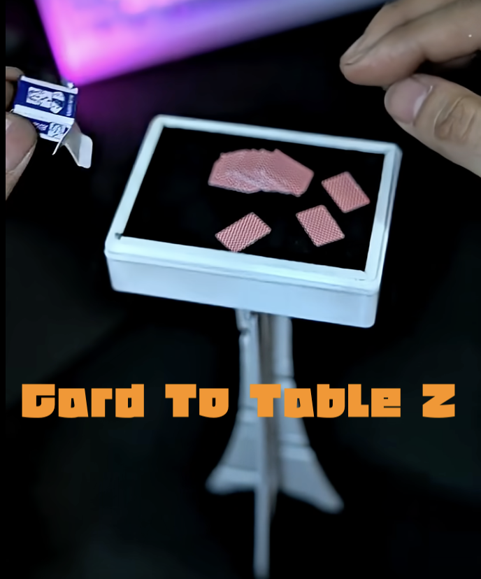 マジックテーブルオーダー制なので世界にひとつです Card To Table 2 ｜全商品一覧や手品グッズ揃うマジックショップ