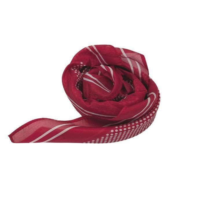Syouma silk 水玉45cm (ワインレッド) v2