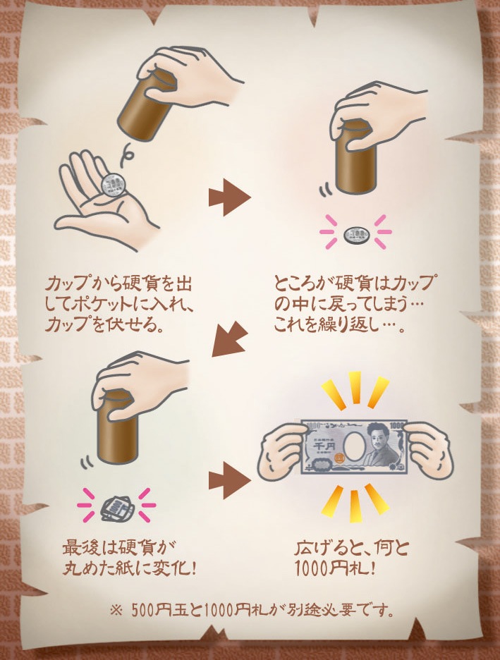 DP お金のマジックカップ ｜全商品一覧や手品グッズ揃うマジック