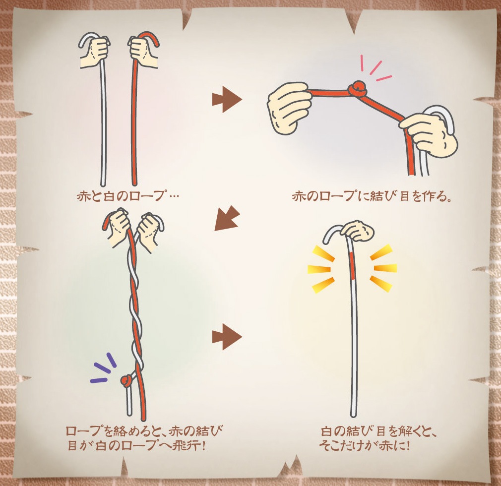 DP 飛行する赤い結び目
