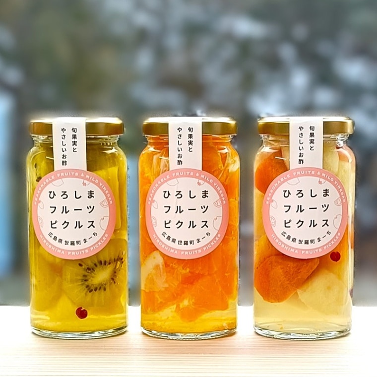 フルーツピクルス3本セット