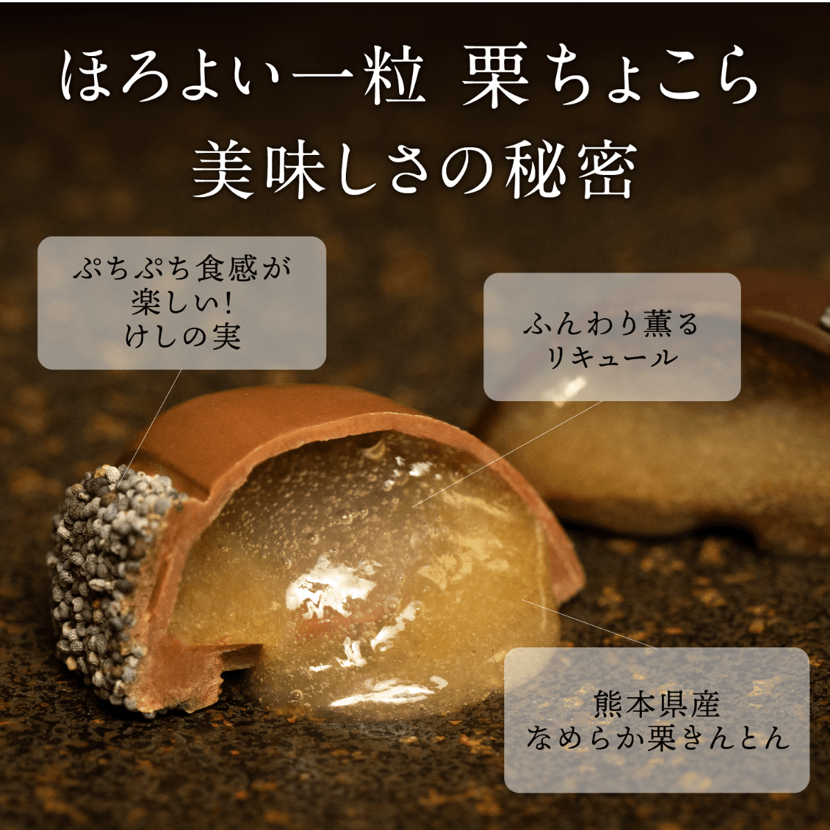 ほろよい一粒　栗ちょこら