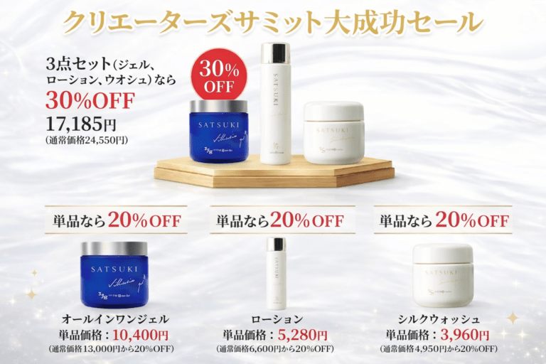 クリエーターズサミット大成功セール