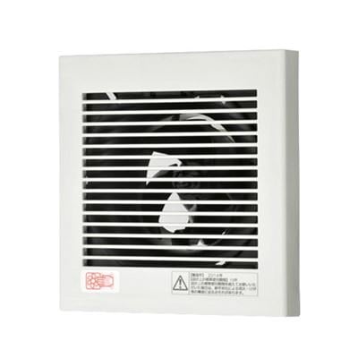 パナソニック【FY-08PD9W】換気扇 パイプファン排気・強-弱 プロペラファン 角形格子ルーバー