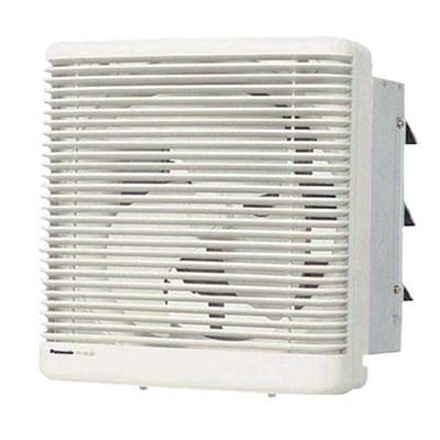 パナソニック【FY-25LSE-W】インテリア形有圧換気扇インテリア格子タイプ 低騒音形 電気式シャッター付