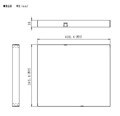 パナソニック【FY-KVB80】換気扇 気調システム延長スライド枠