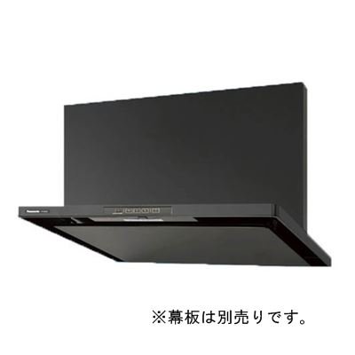 パナソニック【FY-7HGC5-K】※換気扇 レンジフード スマートスクエアフードコンロ連動形 整流板捕集方式 75cm幅 シロッコファン タクトスイッチ 色：ブラック※幕板別売り