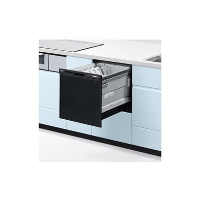 パナソニック【NP-45RS9K】※フルオープン食器洗い乾燥機ストリーム ブラック ミドルタイプ ドアパネル型 幅45cm R9シリーズ 管理番号7700