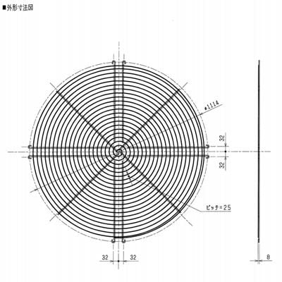 三菱 ソーワテクニカ 【G-R100FA】※ 農事用送風機システム部材 ガード  管理番号：3080