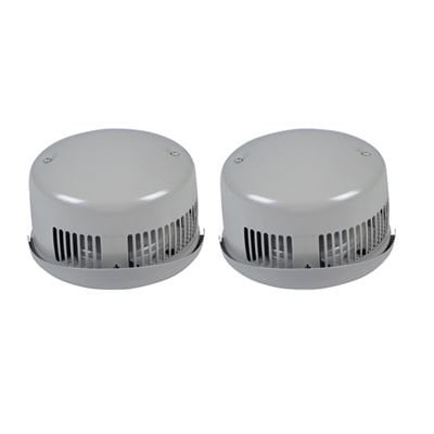 ▲三菱 【P-100CVS6】 換気扇 壁掛2パイプ取付タイプ・ダクト用ロスナイ専用フード   