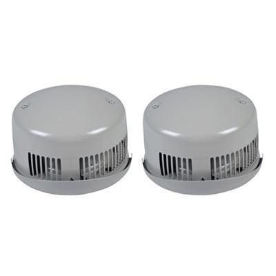 ▲三菱 【P-100CVSD6】 換気扇 壁掛2パイプ取付タイプ・ダクト用ロスナイ専用フード 防火ダンパー付  