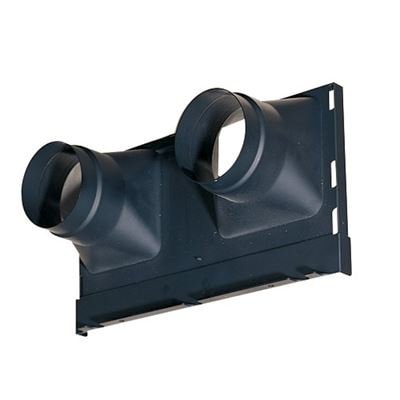 ▲三菱 【P-100FQH】 換気扇 ダクト用ロスナイシステム部材 セパレート給排気フランジセット  