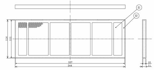 ▲三菱 【P-110NF3】 換気扇 ロスナイセントラル換気システム部材 Noｘ吸収フィルター  
