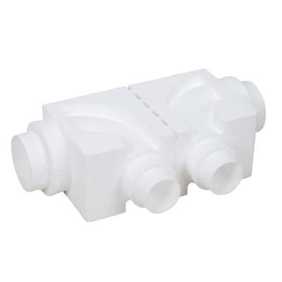 三菱 【P-138PED】※ 換気扇 ロスナイセントラル換気システム部材 ダクト接続部材 片落エルボ管  管理番号：3080