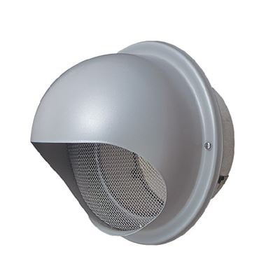 ▲三菱 【P-13FSK5】 換気扇 ダクト用システム部材 丸形フード 防虫網付 標準タイプ   