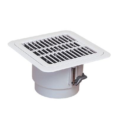 ▲三菱 【P-13GLU】 換気扇 ロスナイセントラル換気システム部材 薄形グリル 床取付可能  