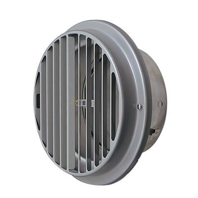 ▲三菱 【P-18RSTD2-BL】 換気扇 ダクト用システム部材 防火ダンパー付ベントキャップ 低圧損タイプ タテ形ギャラリ付   