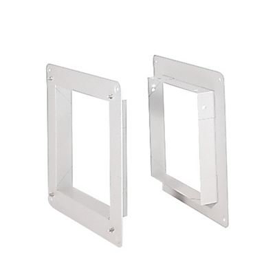 三菱 【P-20MW3】※ 標準換気扇システム部材 金枠 適用20cm用 ＳＵＳ、ＡＬ鋼板ウェザーカバー全般用  管理番号：3080