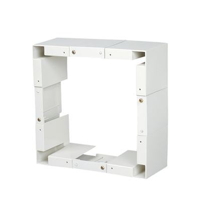 ▲三菱 【P-25WPS2】 標準換気扇システム部材 防火ダンパー付ウェザーカバー対応取付部材  