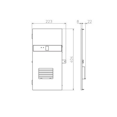 三菱 【MAC-L02BS】 ハウジングエアコン 別売 「天井カセット形」 ロスナイ換気用給気パネル  