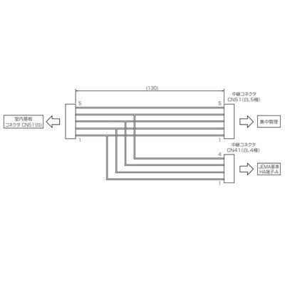 三菱 【PAC-SK31HN】 店舗・事務所用パッケージエアコン（Ｍｒ．ＳＬＩＭ） 別売 その他別売 ＨＡ端子接続用ケーブル  