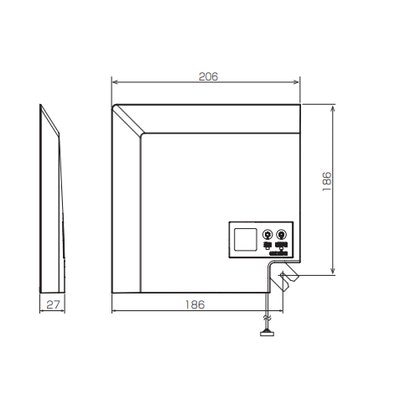 ▲三菱 【PAR-SR5LA】 店舗・事務所用パッケージエアコン（Ｍｒ．ＳＬＩＭ）  別売 ワイヤレス受光部キット   