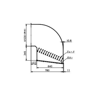 ●※メーカー直送のみ※三菱 【QWH-50SAM-AP】※ 産業用送風機 別売 有圧換気扇用部材  管理番号：3080