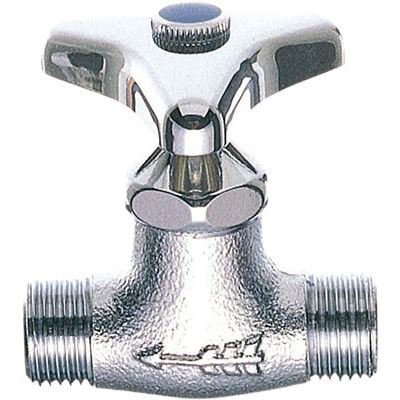 ▲三栄水栓 SANEI【JV20A-13】オネジ化粧バルブ