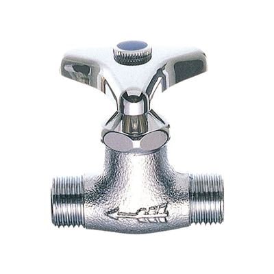 ▲三栄水栓 SANEI【V20A-20】オネジ化粧バルブ