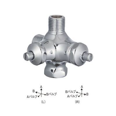▲三栄水栓 SANEI【V2220LAD2-X3-13】分岐止水栓本体[共用形]