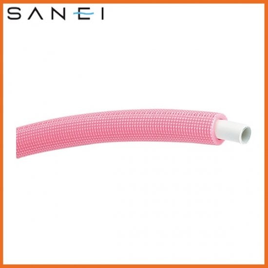 ▲三栄水栓 SANEI【T102-2-13A-5-R】※保温材付アルミ複合架橋ポリエチレン管