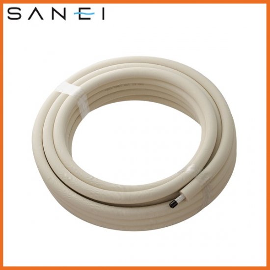 ▲三栄水栓 SANEI【T102-2Y-13AX25-10】※保温材付アルミ複合架橋ポリエチレン管