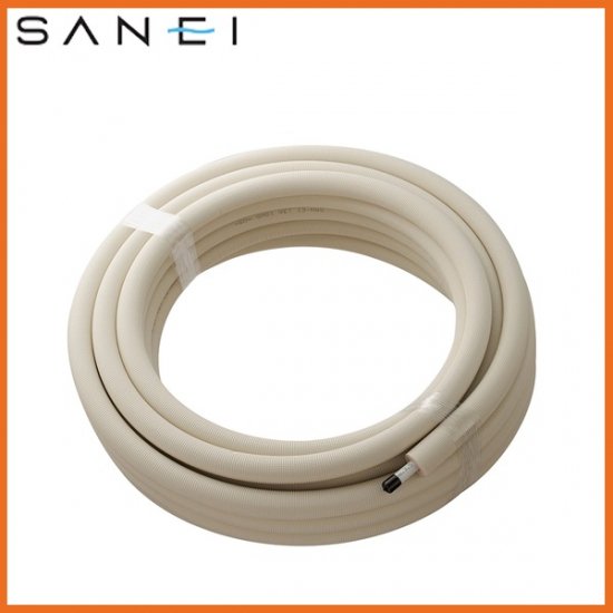▲三栄水栓 SANEI【T102-2Y-13AX25-20】※保温材付アルミ複合架橋ポリエチレン管