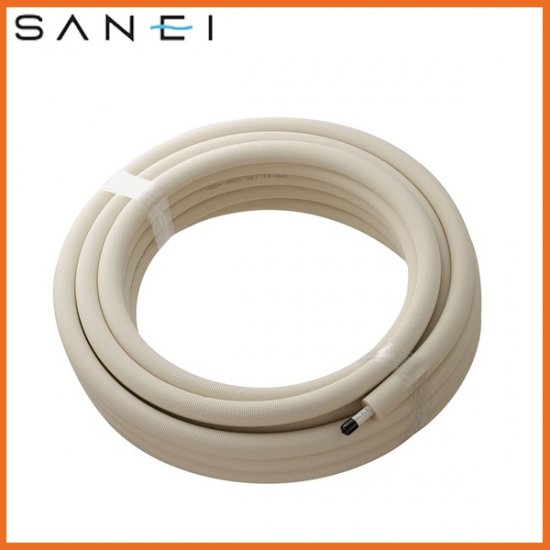 ▲三栄水栓 SANEI【T102T-2Y-13AX25-20】※保温材付アルミ複合架橋ポリエチレン管