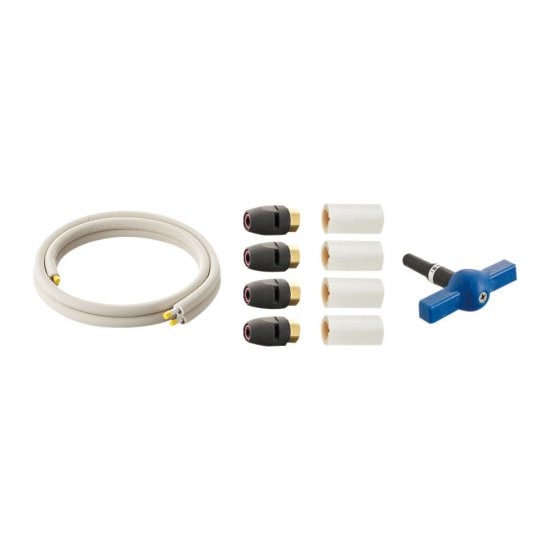 ▲三栄水栓 SANEI【T102T-2YS-13AX5-10】ヒートポンプ専用配管セット