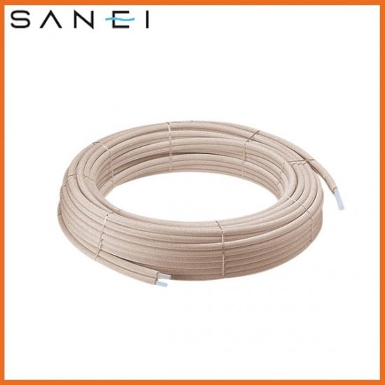 ▲三栄水栓 SANEI【T421R-862-10A】※保温材付ペア樹脂管