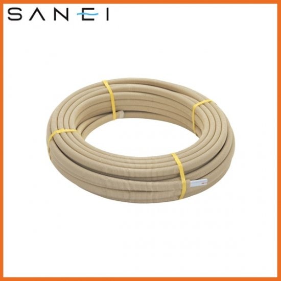 ▲三栄水栓 SANEI【T421R-863-10A】※サヤ管付ペア樹脂管