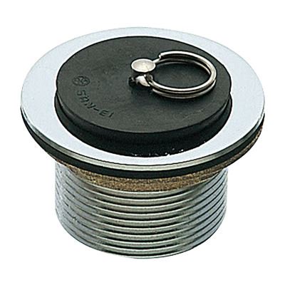 ▲三栄水栓 SANEI【H21-40】ゴム栓付風呂栓