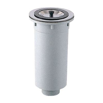 ▲三栄水栓 SANEI【H65】カゴ付流し排水栓