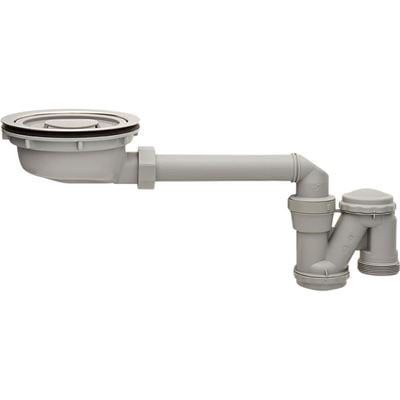 ▲三栄水栓 SANEI【H6562S】流し台薄型トラップ