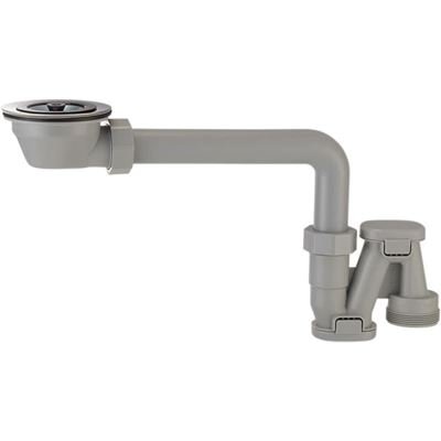 ▲三栄水栓 SANEI【H6563S】流し台薄型トラップ