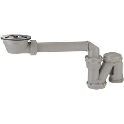 ▲三栄水栓 SANEI【H65630S】流し台薄型トラップ