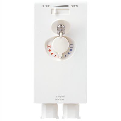▲三栄水栓 SANEI【K960ALU-3】ミキシング シンプレット