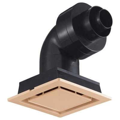 ●東芝【DV-05KK1(T)】エルボ付給排気グリル 色：ブラウン