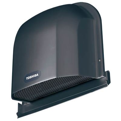 ●東芝【DV-141CLDNUY(K)】防火ダンパー付長形パイプフード プチフード 色：ブラック